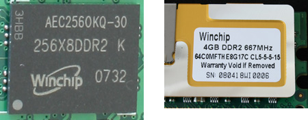 Winchip DDR2 667 MHz 16 GB Quad Kit