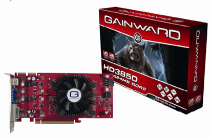 Відэакарта Gainward HD 3850 1024MB