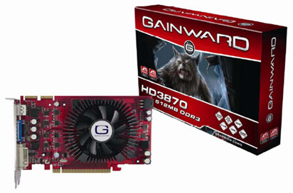 Відэакарта Gainward HD 3870 512MB