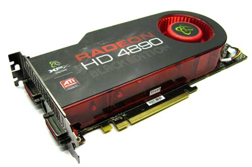 Відэакарта XFX Radeon HD 4890 Black Edition Overclocked 1GHz