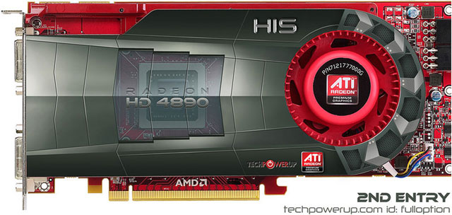 дызайн Radeon HD 4890