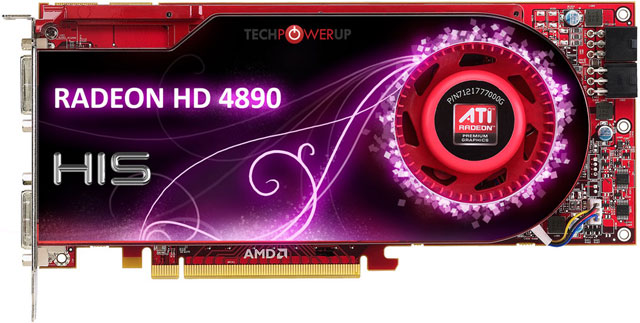 дызайн Radeon HD 4890