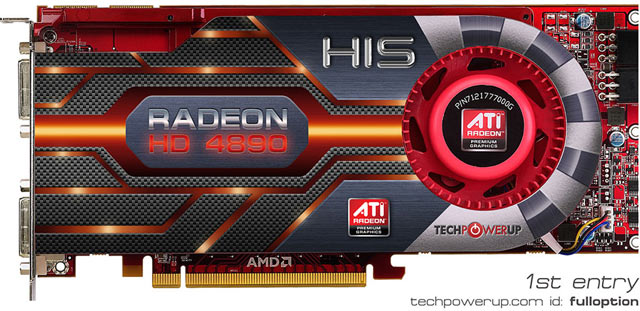 дызайн Radeon HD 4890