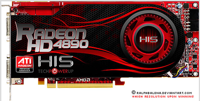 дызайн Radeon HD 4890