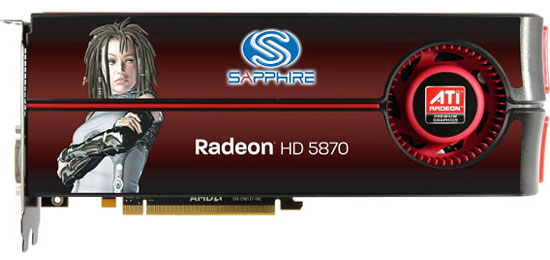 відэакарта Sapphire HD 5870