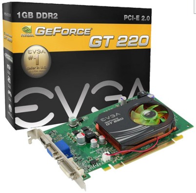 Відэакарта EVGA GeForce GT 220 1 GB DDR2