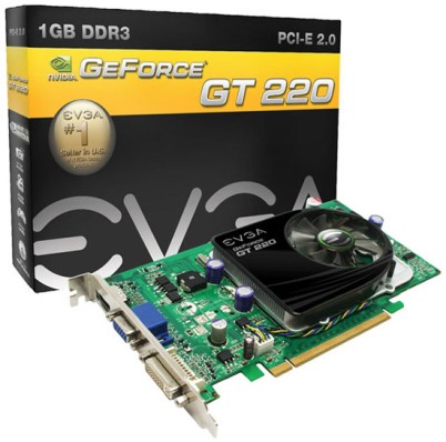 Відэакарта EVGA GeForce GT 220 1 GB DDR3