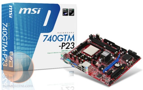 Матчын поплатак MSI 740GTM-P23