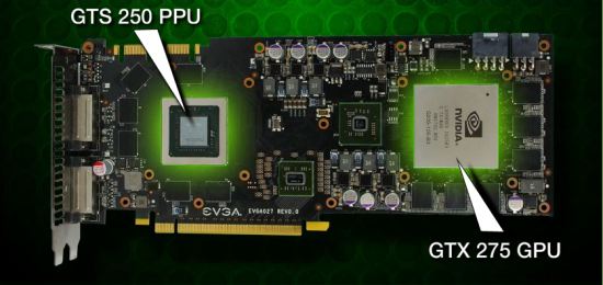 EVGA GeForce GTX 275 CO-OP PhysX Edition