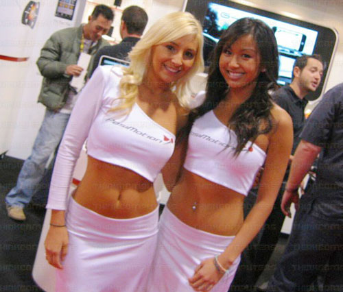 Дзяўчыны на CES 2010