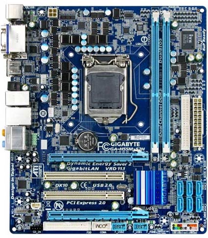 матчын поплатак Gigabyte GA-H55M-S2H