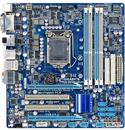 матчын поплатак Gigabyte GA-H55M-UD2H