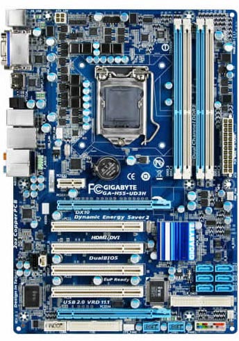 матчын поплатак Gigabyte GA-H55M-UD3H