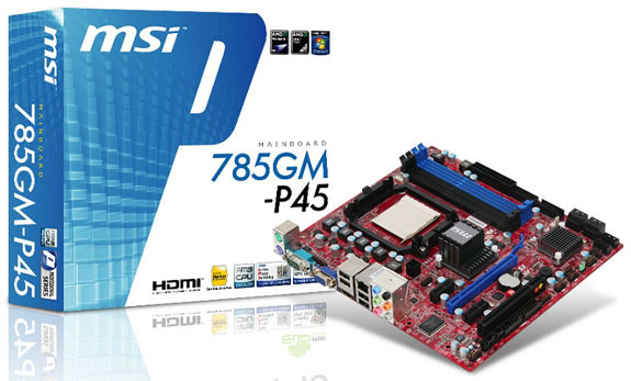 Матчын поплатак MSI 785GM-P45