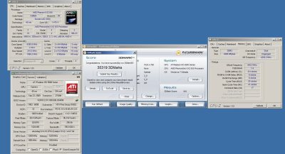 разгон Phenom II X2 555 пад вадкім азотам - вынік у 3DMark 05