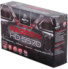 відэакарта XFX Radeon HD 5570