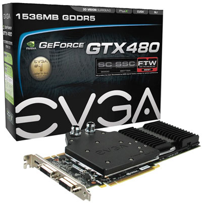 Відэакарта EVGA GeForce GTX 480 HC FTW