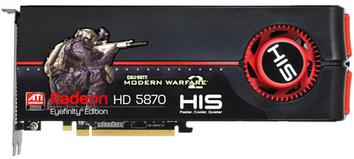 відэакарта HIS Radeon HD 5870 Eyefinity 6 Edition
