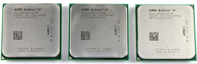 працэсар Athlon II X3 C3