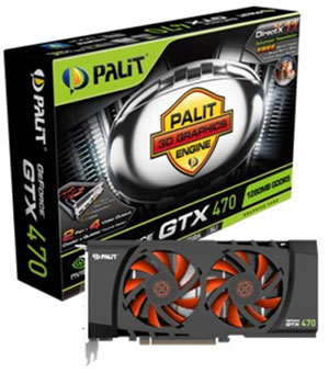 Відэакарта Palit GeForce GTX 470