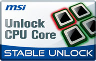 MSI Unlock CPU Core