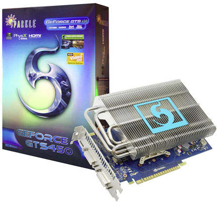 відэакарта Sparkle GeForce GTS 450 (SXS4501024D5SNMP)