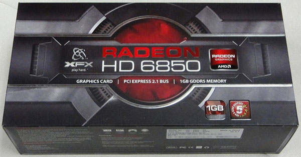 відэакарта XFX Radeon HD 6850