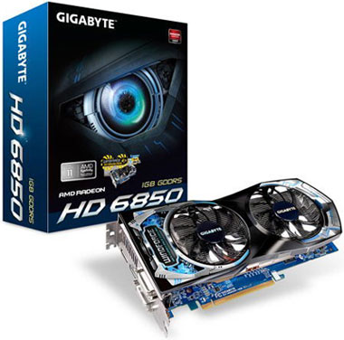 Відэакарта Gigabyte Radeon HD 6850