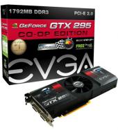 відэакарта EVGA GeForce GTX 295 CO-OP Superclocked