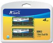 Аператыўная памяць A-Data DDR3-1066 2х2 Gb