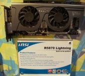 відэакарта MSI R5870 Lightning