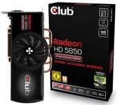 відэакарта Club 3D Radeon HD 5850 Overclocked Edition