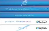 Microsoft пачаткі рэкламаваць Internet Explorer 9 beta