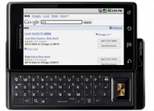 Першы смартфон Motorola Droid на Google Android 2.0
