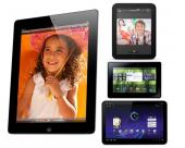 iPad 2 vs. Motorola Xoom vs. HP TouchPad vs. BlackBerry PlayBook