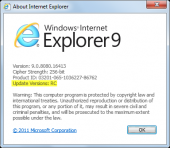 Internet Explorer 9 Release Candidate